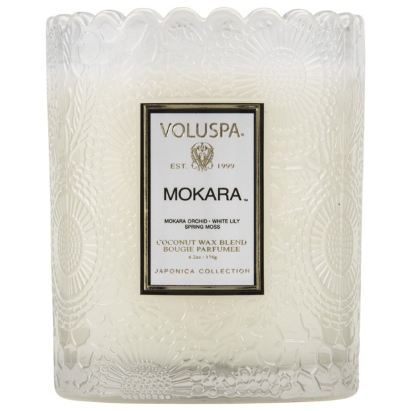 bougie voluspa scalloped Mokara