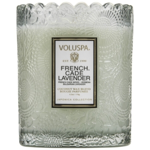 bougie à uccle voluspa scalloped french cade lavender